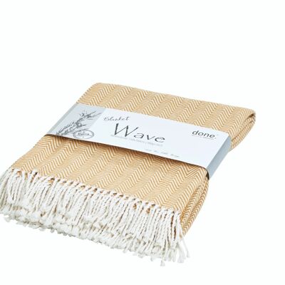 Blanket WAVE 150x200cm Honey