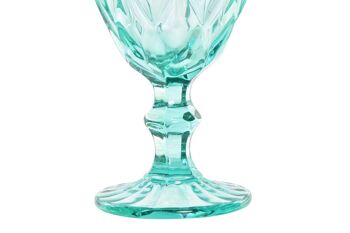 VERRE VERRE 8.7X8.7X17 325ML, TURQUOISE GRAVÉ PC195015 3