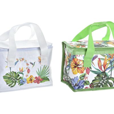 BOLSA TERMICA PP NYLON 21X14X13 TROPICAL 2 SURT. PC195285