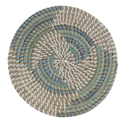 PLACE SEAGRASS 33X1X33 TURQUOISE PC196159