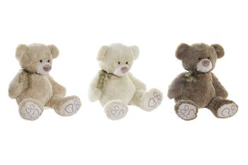 PELUCHE POLYESTER 42X45X45 OURS 3 ASSORTIS. PE192312 1