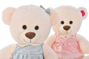 PELUCHE POLYESTER 20X20X50 OURS 2 ASSORTIS. PE196955 2