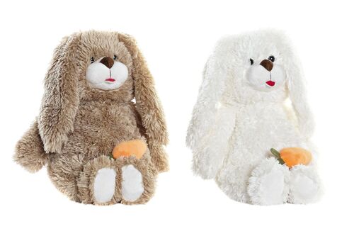 PELUCHE POLIESTER 25X24X28 CONEJO 2 SURT. PE197369