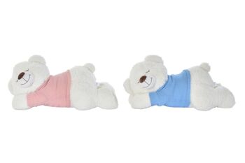 PELUCHE POLYESTER 70X30X30 OURS COUCHÉ 2 ASSORTIMENTS. PE197390 1