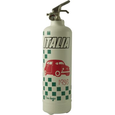 Fire extinguisher - Italia car white