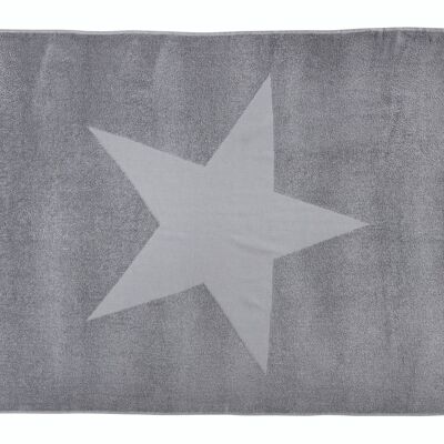 Asciugamano hammam CAPRI STAR 90x160cm argento