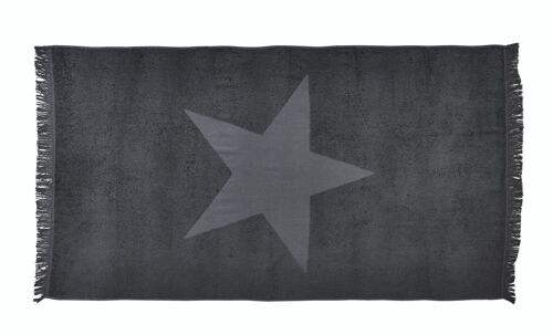 CAPRI STAR Hamamtuch 90x160cm Anthracite
