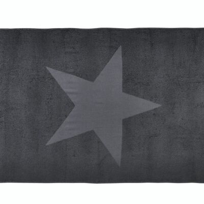 CAPRI STAR hammam towel 90x160cm anthracite