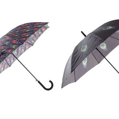 PARAPLUIE POLYESTER 104X104X85 8 BARRES 2 ASSORTIMENTS. PW192197