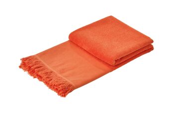 Serviette de hammam CAPRICE 95x180cm Corail 1