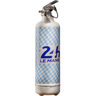 Extintor de incendios de coche de diseño - tablero de ajedrez blanco 24h le mans