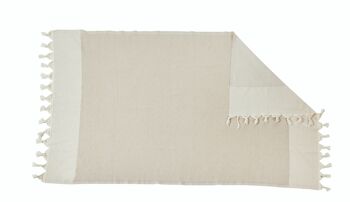 Serviette de hammam CALINA 85x180cm beige 2