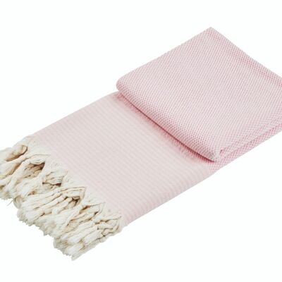 Asciugamano hammam CALINA 85x180 cm rosa chiaro