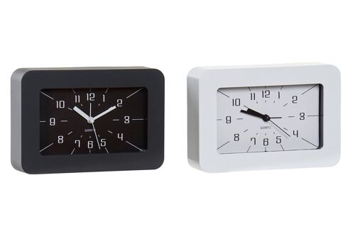 RELOJ DESPERTADOR PVC 18X5X12,5 2 SURT. RE181571