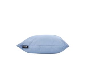 COUSSIN EXTÉRIEUR avec entrée 45x45cm Gris Bleu 2