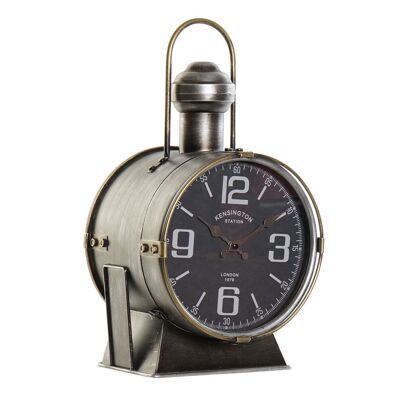 RELOJ SOBREMESA HIERRO CRISTAL 24,5X20,5X46 RE187293