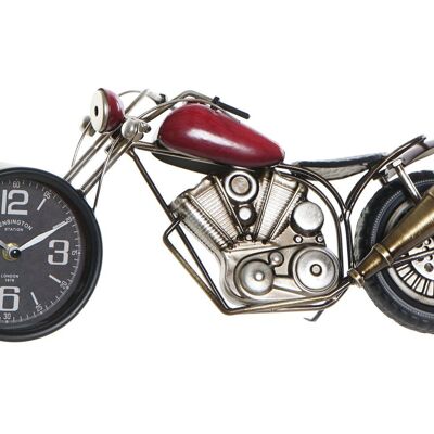 OROLOGIO DA TAVOLO VETRO FERRO 46X14,5X20 MOTO RE187300