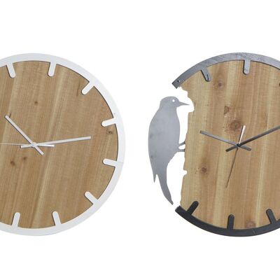 RELOJ PARED MDF HIERRO 50X4X50 PAJARO 2 SURT. RE187975