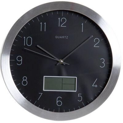 ALUMINUM WALL CLOCK 35X4X35,5 35 METEOROLOGICAL RE188126