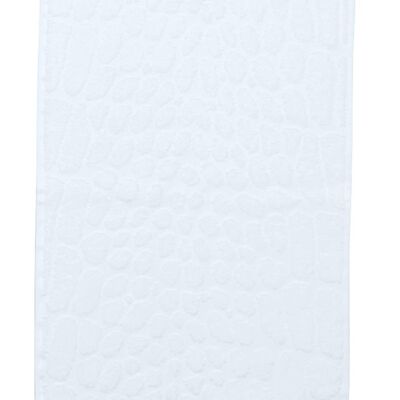 BLACK LINE SAFARI CROCO guest towel 30x50cm Bright White