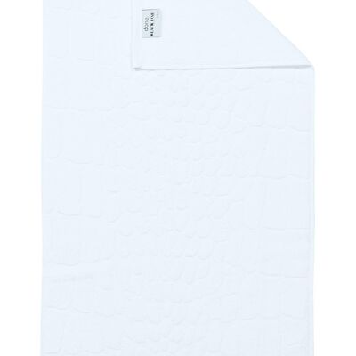 BLACK LINE SAFARI CROCO Handtuch 50x100cm Bright White