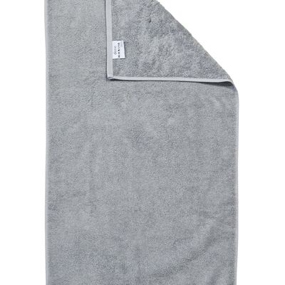 BLACK LINE STONE SKULL towel 50x100cm Silver