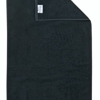 BLACK LINE STONE CROWN towel 50x100cm Black