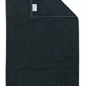 Serviette BLACK LINE STONE CROWN 50x100cm Noir