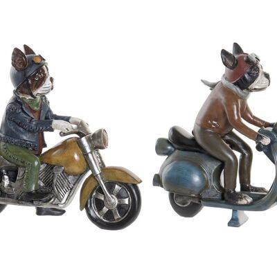 FIGURA IN RESINA 27X10X24 CANE 2 ASSORTIMENTI. RF170899