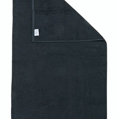 BLACK LINE STONE CROWN shower towel 70x140cm Black
