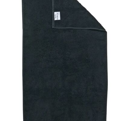 Serviette BLACK LINE STONE STAR 50x100cm Noir