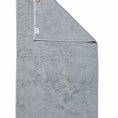 BLACK LINE STONE STAR Duschtuch 70x140cm Silver