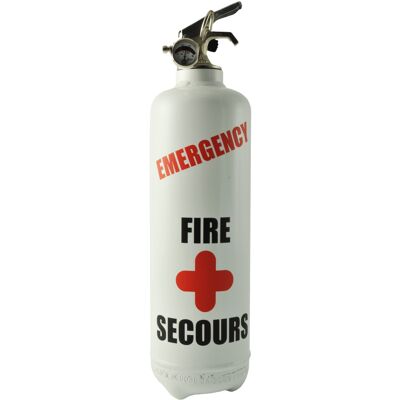 Fire extinguisher - Emergency white