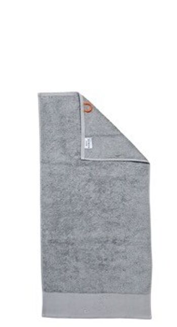 Serviette BLACK LINE STONE MR 50x100cm Argent 1