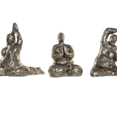 RESIN FIGURE 11X22.5X17 AGED YOGA 3 ASSORTMENTS. RF181473