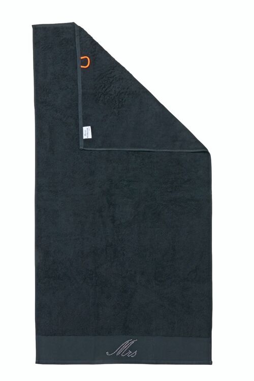 BLACK LINE STONE MRS Duschtuch 150x200cm Black