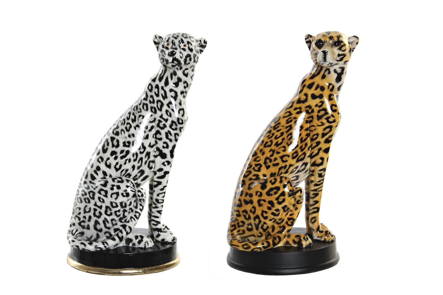 FIGURA IN RESINA 16X16X32 LEOPARDO 2 ASSORTITI. RF181556