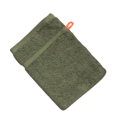 DAILY UNI Waschhandschuh 15x20cm Khaki