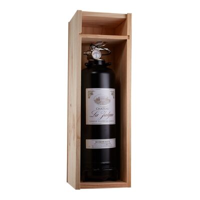 Regalo originale - Scatola di vino nero Estintore / Estintore / Feuerlöscher