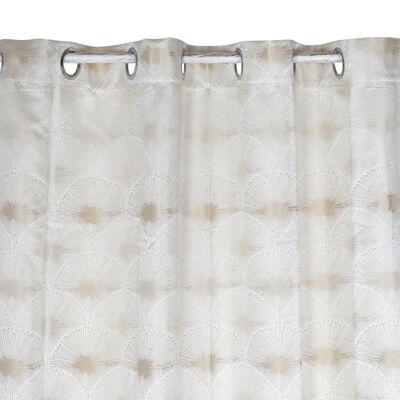 POLYESTER CURTAIN 140X270 180 GSM. BEIGE TD175916