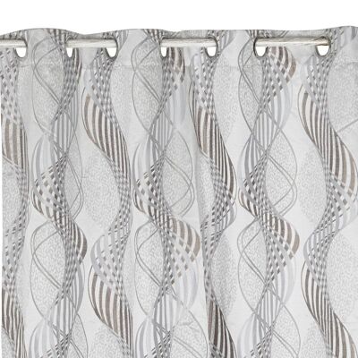 POLYESTER CURTAIN 140X270 180 GSM. GRAY TD175936