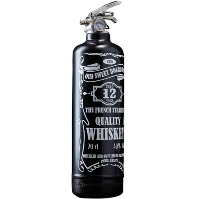 Whiskey noir/blanc Extincteur/ Fire extinguisher / Feuerlöscher