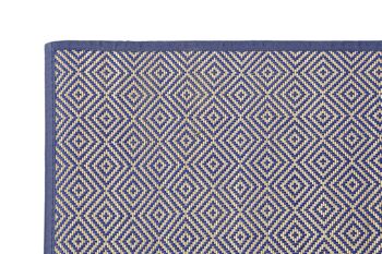 TAPIS BAMBOU 120X180X0,5 GEOMETRIQUE BLEU TX184863 2