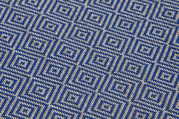 TAPIS BAMBOU 120X180X0,5 GEOMETRIQUE BLEU TX184863 3