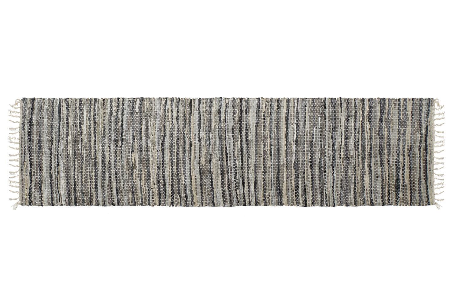 COTTON LEATHER CARPET 60X240X1 1600 GSM, FRINGES TX187543