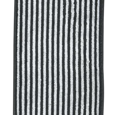 DAILY SHAPES STRIPES guest towel 30x50cm Anthracite/Bright White