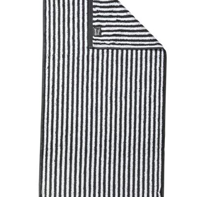 DAILY SHAPES STRIPES towel 50x100cm Anthracite/Bright White