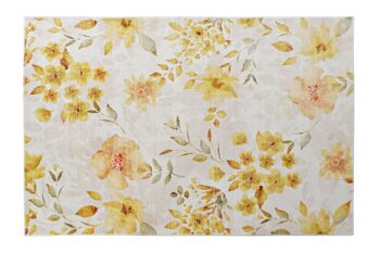 TAPIS POLYESTER 120X180X0,5 600 G/M2, FLEURS TX190543 1