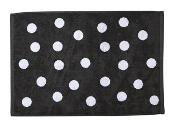 Tapis de bain DAILY SHAPES DOTS 50x70cm Anthracite/Blanc brillant 1