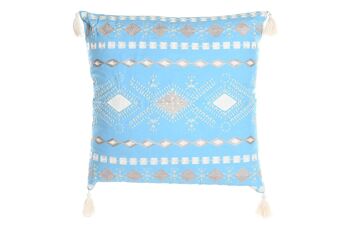 COUSSIN COTON 60X20X60 1200 GR BLEU USÉ TX192712 1